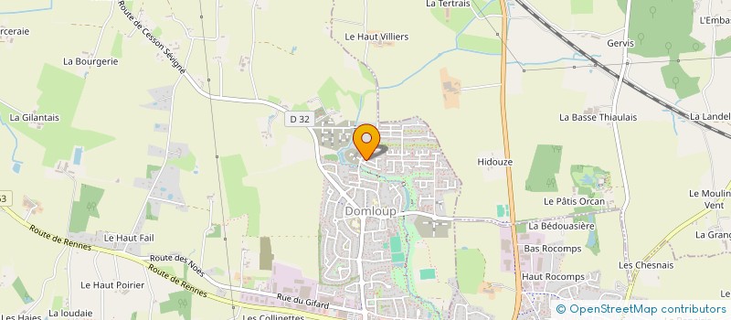 localisation de l'entreprise OCTOPUS INVEST  DOMLOUP