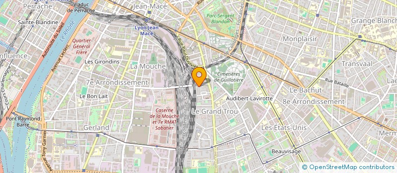 localisation de l'entreprise OCTOPUS LEAGUE  LYON