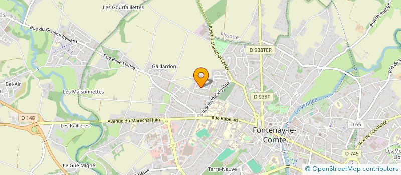 localisation de l'entreprise OCTOPUS MARINES à FONTENAY-LE-COMTE