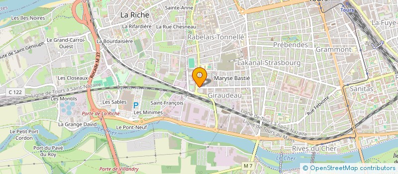 localisation de l'entreprise OCTOPUS TX  TOURS
