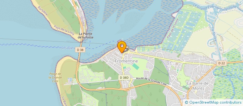 localisation de l'entreprise OCTOPUSSY  LA BARRE-DE-MONTS