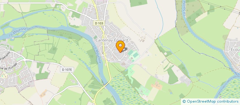 localisation de l'entreprise OCTOPUSSY  CANTENAY-EPINARD