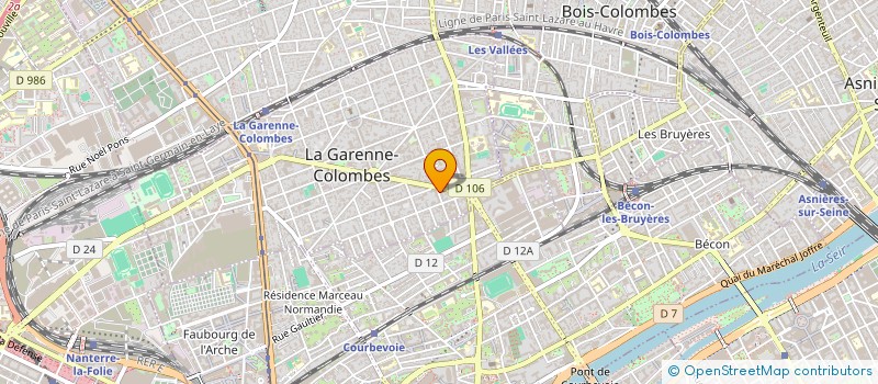 localisation de l'entreprise OCTOPUSSY à LA GARENNE-COLOMBES