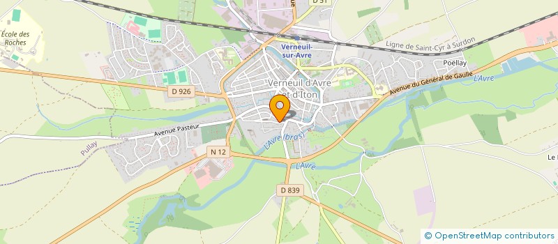 localisation de l'entreprise OCTORI17  VERNEUIL D'AVRE ET D'ITON