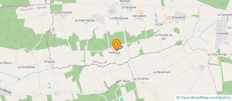 localisation de l'entreprise OCTROI E 62  BRUC-SUR-AFF