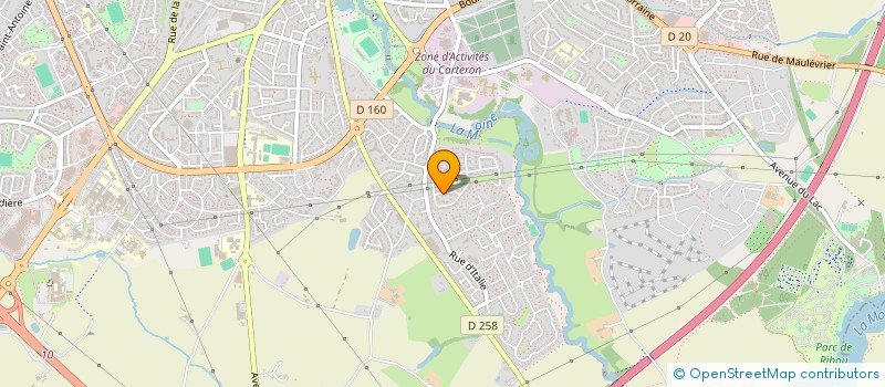 localisation de l'entreprise OCULARART à CHOLET