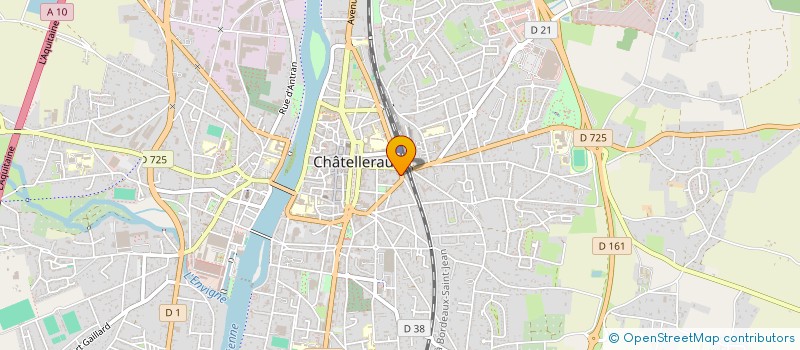 localisation de l'entreprise OCULUS  CHATELLERAULT