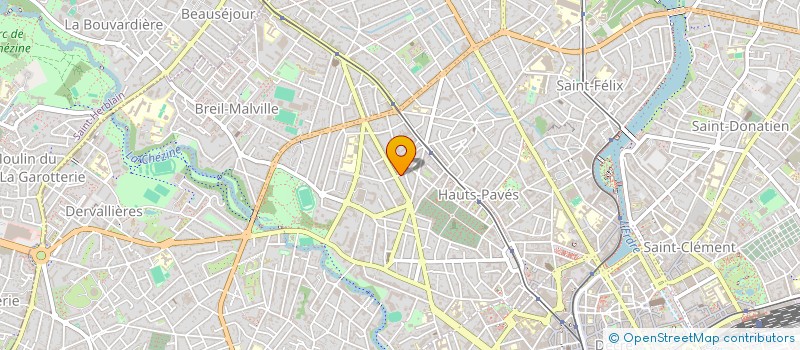 localisation de l'entreprise OCULUS LA BAULE  NANTES