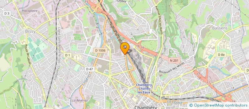 localisation de l'entreprise OCV CHAMBERY FRANCE à CHAMBERY