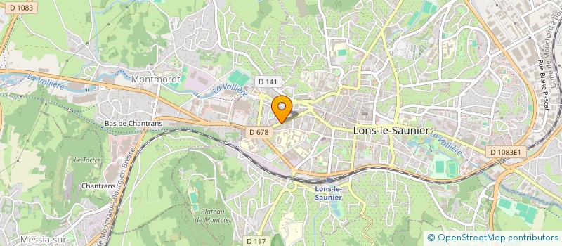 localisation de l'entreprise OCV JURA SP  LONS-LE-SAUNIER