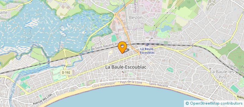 localisation de l'entreprise OCYDELA à LA BAULE-ESCOUBLAC