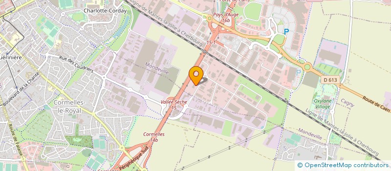 localisation de l'entreprise OCYTRANS à LOUVIGNY