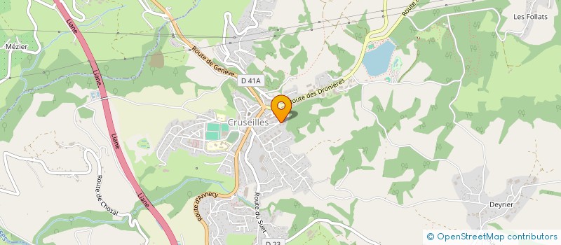 localisation de l'entreprise OD'  CRUSEILLES