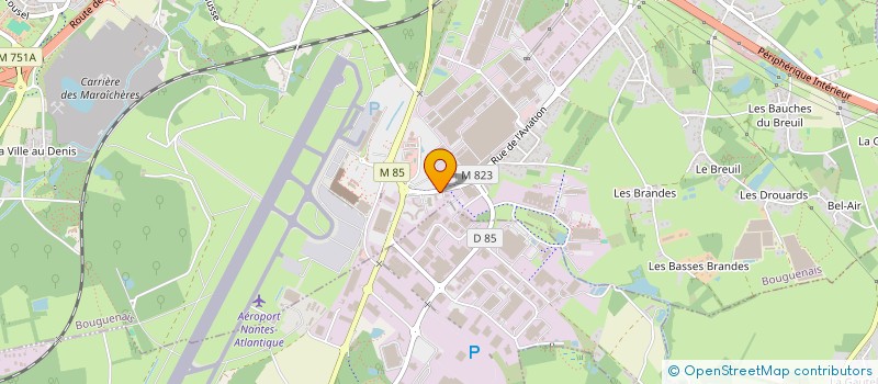 localisation de l'entreprise OD AMEUBLEMENT à BOUGUENAIS