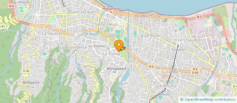 localisation de l'entreprise OD BAT & CONSEIL à SAINT-DENIS