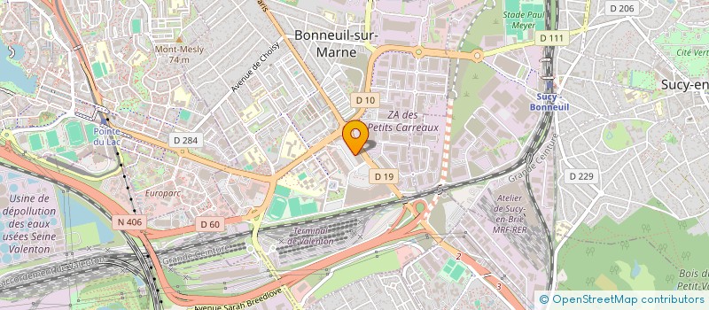 localisation de l'entreprise OD BONNEUIL  BONNEUIL-SUR-MARNE