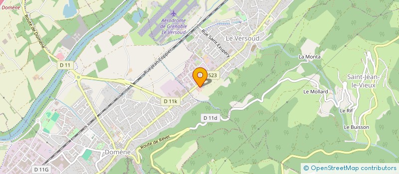 localisation de l'entreprise OD BTCE  LE VERSOUD