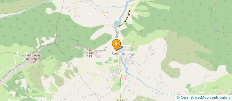 localisation de l'entreprise OD CHARPENTE PACA  SEDERON