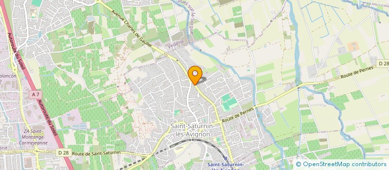 localisation de l'entreprise OD COM à SAINT-SATURNIN-LES-AVIGNON
