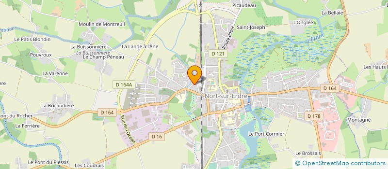 localisation de l'entreprise OD-CONSULT à NORT-SUR-ERDRE
