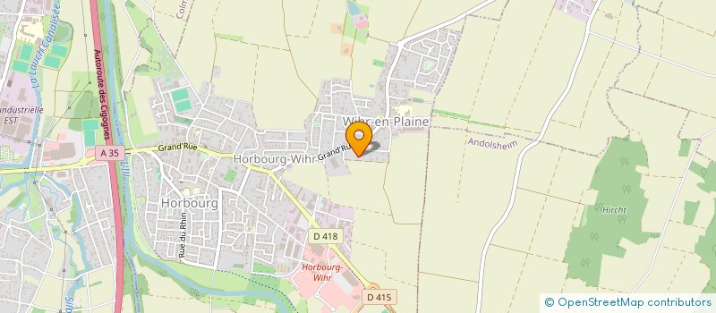 localisation de l'entreprise OD DIFFUSION  HORBOURG-WIHR