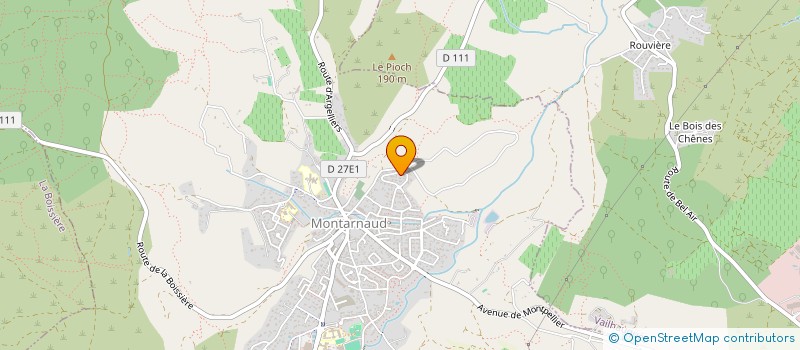 localisation de l'entreprise OD DISTRIBUTION à MONTARNAUD