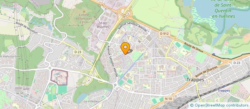 localisation de l'entreprise OD GLASS à TRAPPES