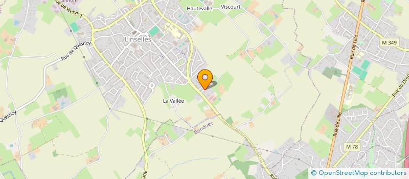 localisation de l'entreprise OD HOLDING à LINSELLES