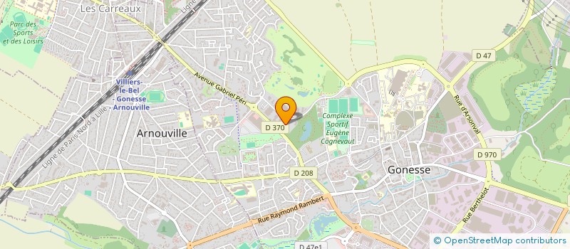 localisation de l'entreprise OD HOLDING à GONESSE