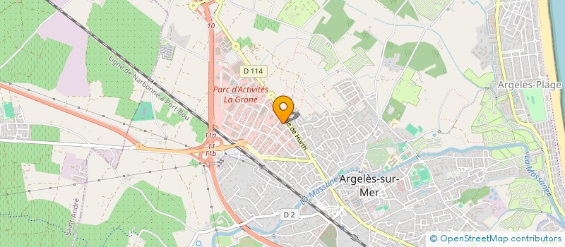 localisation de l'entreprise OD'IMPORT DIFFUSION à ARGELES-SUR-MER