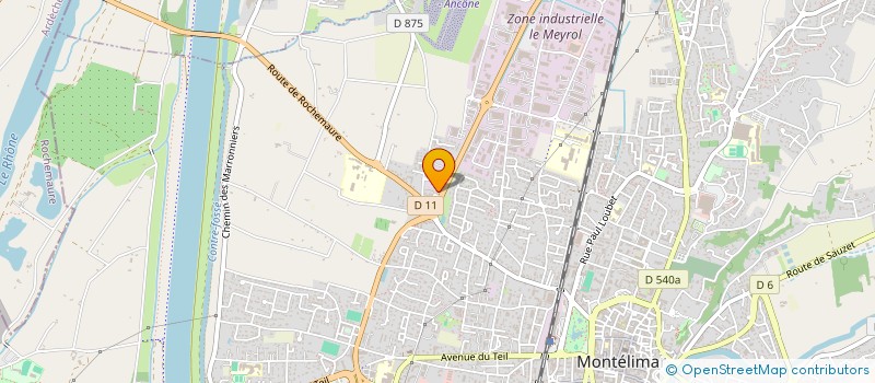 localisation de l'entreprise OD LOCATIONS à MONTELIMAR