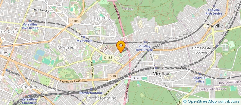 localisation de l'entreprise OD/NG SCI à VERSAILLES