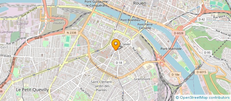 localisation de l'entreprise OD NORMANDIE à ROUEN