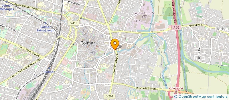 localisation de l'entreprise OD PARTICIPATIONS FRANCE  COLMAR