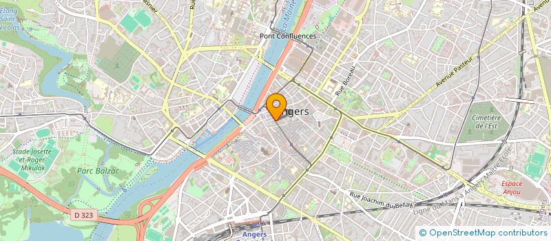 localisation de l'entreprise OD PRESTIGE à ANGERS