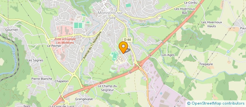 localisation de l'entreprise OD VINS  MONISTROL-SUR-LOIRE