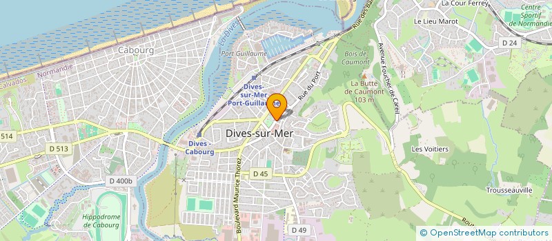 localisation de l'entreprise ODA  DIVES-SUR-MER