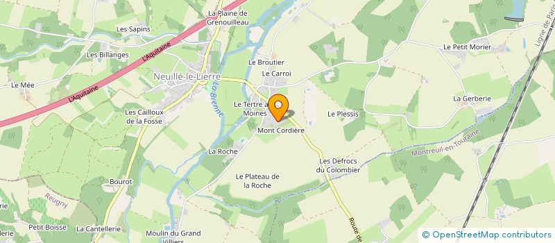 localisation de l'entreprise ODA  NEUILLE-LE-LIERRE