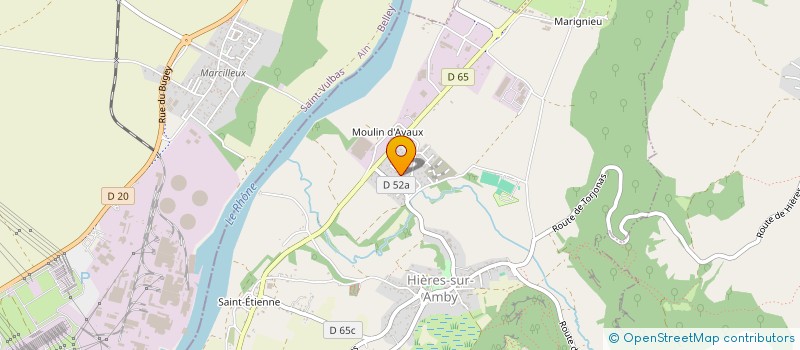 localisation de l'entreprise ODA FINANCES  HIERES-SUR-AMBY