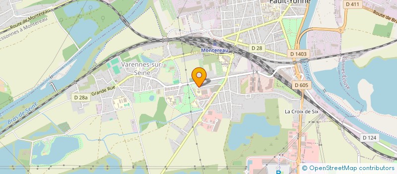 localisation de l'entreprise ODA GROUPE  VARENNES-SUR-SEINE