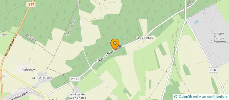 localisation de l'entreprise ODABAS à LIGNY LE CHATEL