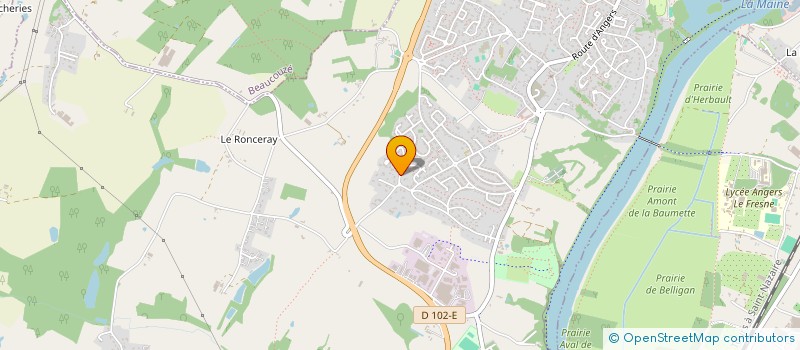 localisation de l'entreprise ODACE  BOUCHEMAINE