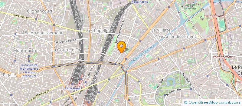 localisation de l'entreprise ODACE.H  PARIS