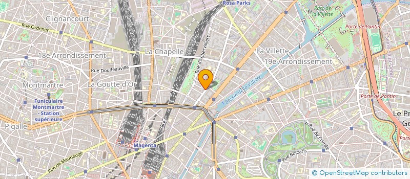 localisation de l'entreprise ODACE.H INVEST  PARIS