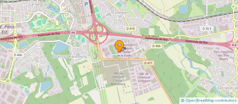 localisation de l'entreprise ODACI à COLLEGIEN