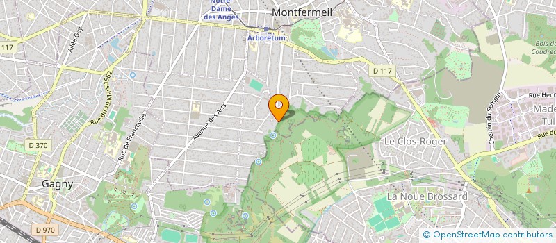 localisation de l'entreprise ODAGA AUTO SERVICE  MONTFERMEIL