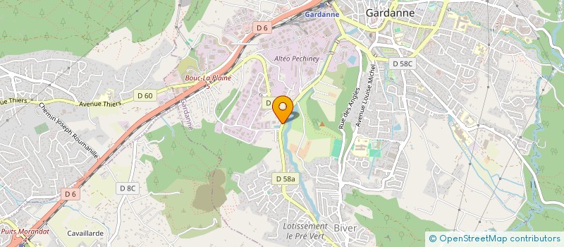 localisation de l'entreprise ODAGAIA à GARDANNE