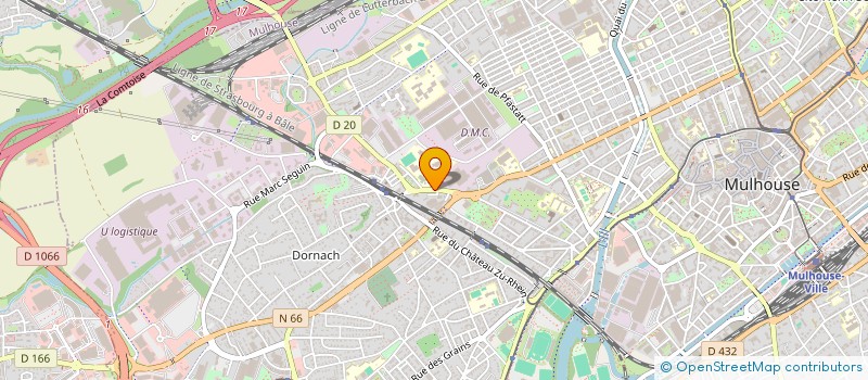 localisation de l'entreprise ODAKRIS à MULHOUSE