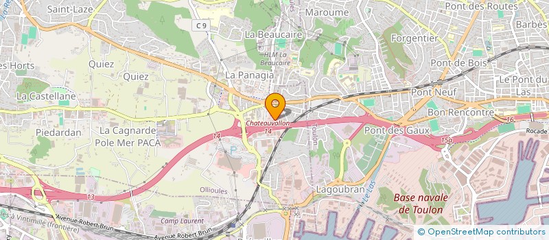 localisation de l'entreprise ODALIA SAINT MAXIMIN  OLLIOULES