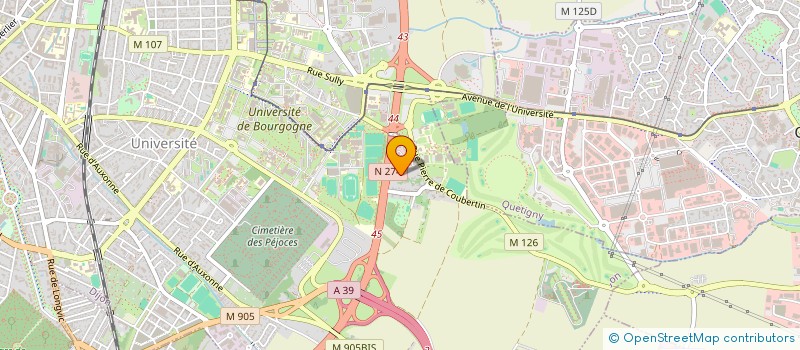 localisation de l'entreprise ODALID  DIJON